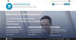 Desktop Screenshot of infoshopping.be